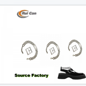 shoe buckle+ aluminium chains